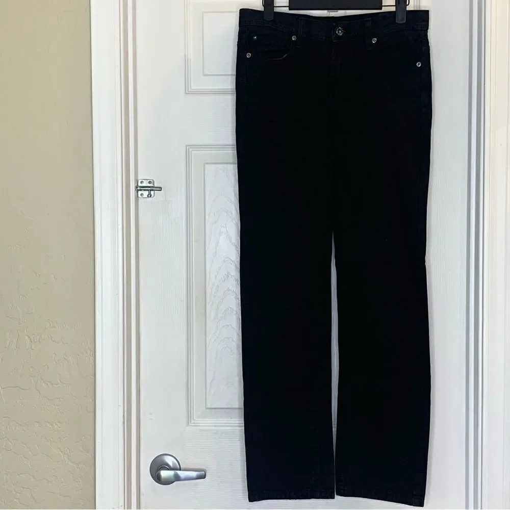 Buffalo David Bitton Evan Slim Fit Jeans Black Size 14